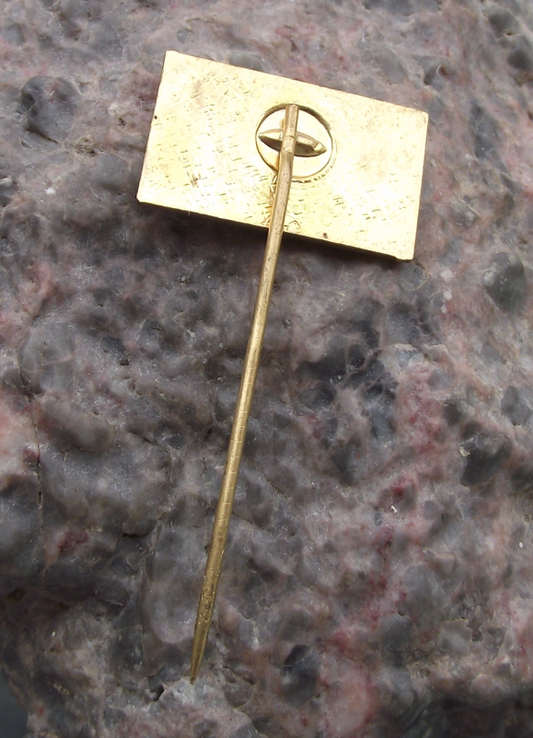 1989 CSAD Ostrava N.P. 40th Anniversary Czech State Bus Company Pin Badge