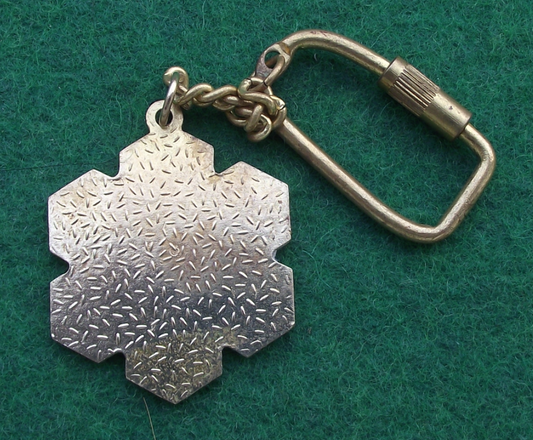 1984 Sarajevo Yugoslavia Winter Olympic Games Czech Team Snowflake Keyring