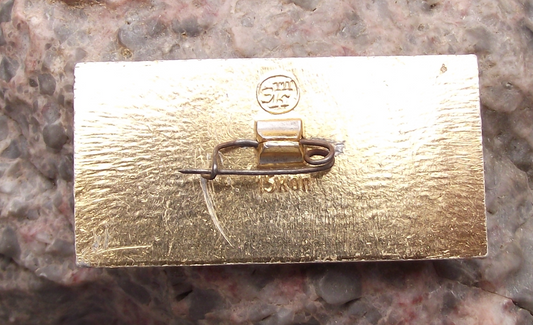 Vintage History of Aviation 1913 Russian Knight Aircraft Plane Soviet Pin Badge