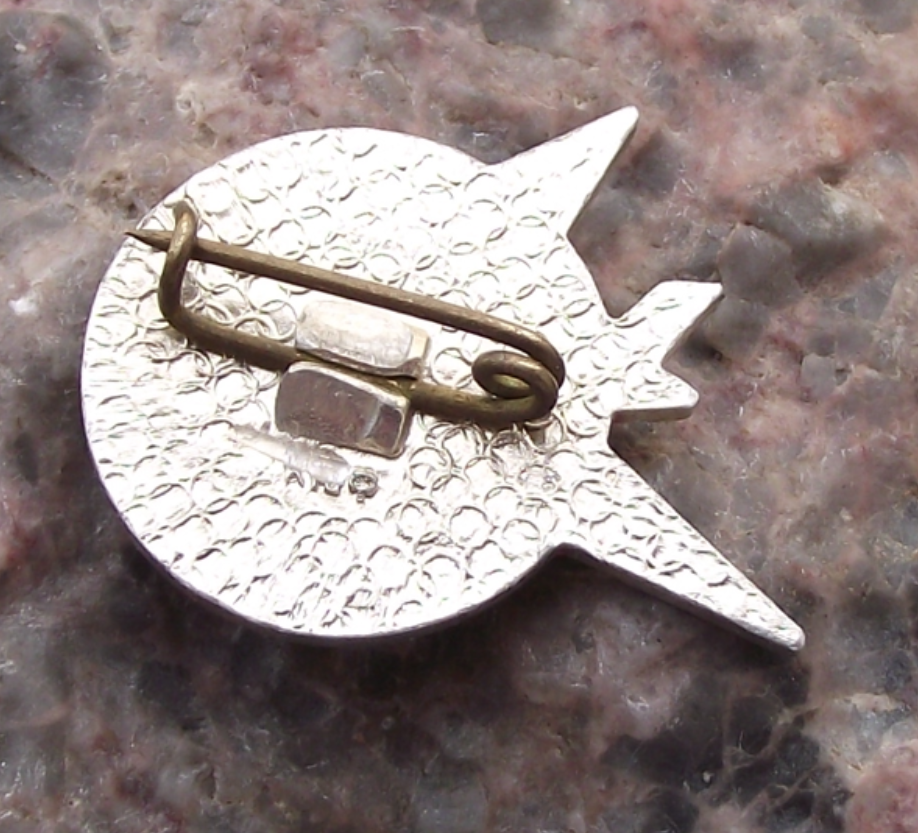 Vintage Aeroflot Russian Airlines Memory of the Flight Souvenir Pin Badge