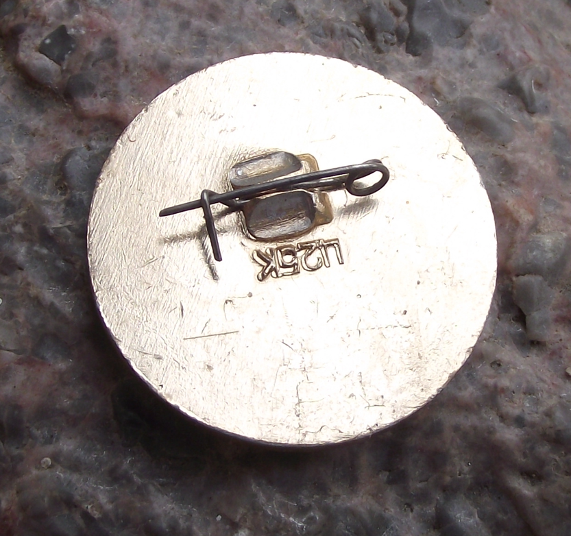 Vintage Soviet Caucasus Mountain Range Mt. Donguzorun Peak Pin Badge