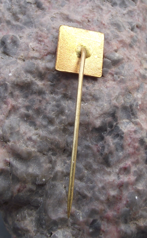 1967 Czechoslovakia URD International Trade Union Day 5th Prague Congress Pin Badge