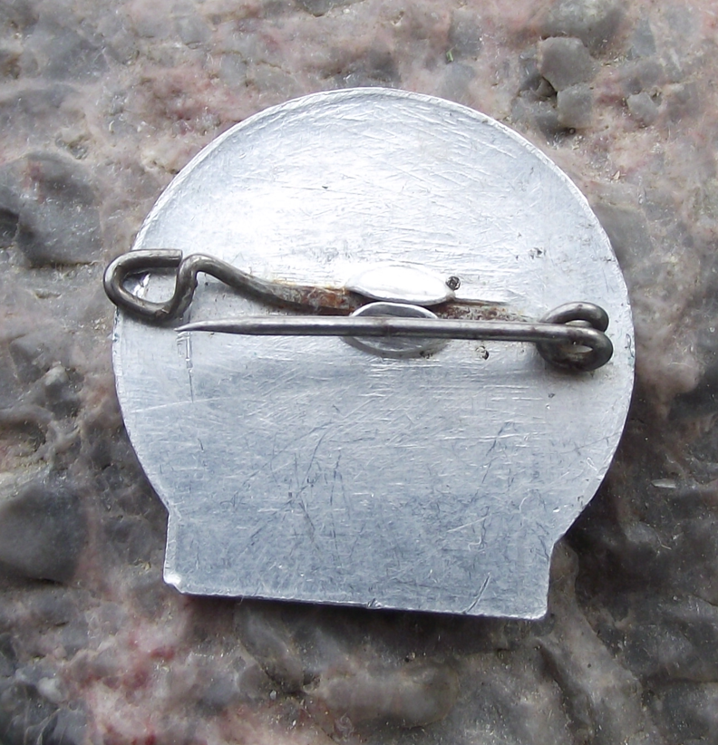 1949 Rare WFDY World Youth Festival Budapest Student Federation Pin Badge