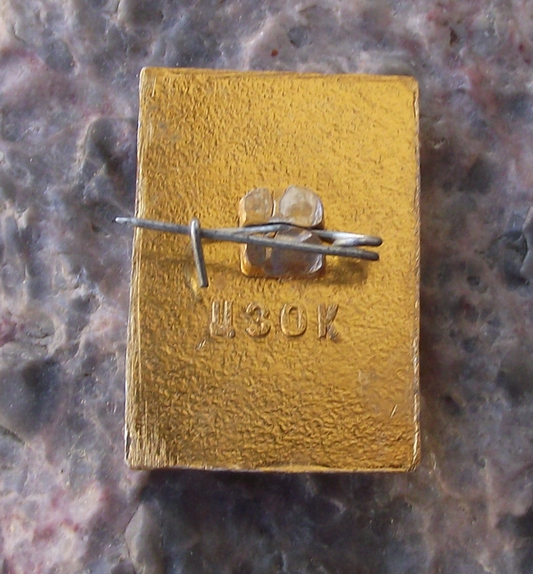 Vintage Hazrat Khizr Mosque Samarkand Uzbekistan Pin Badge