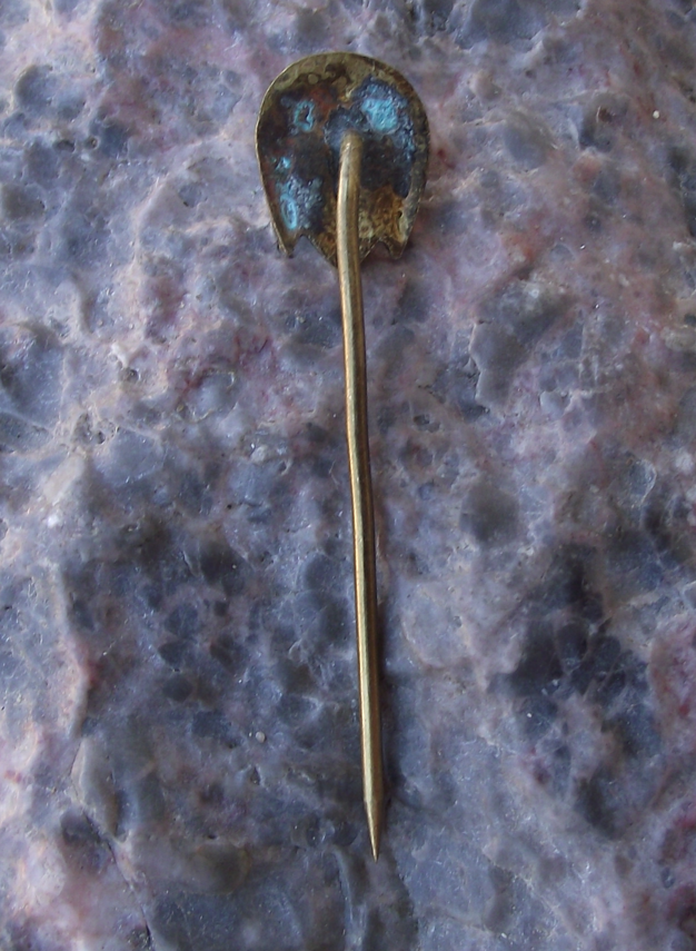 Vintage Czechoslovakia Trilobite Fossil Collectors Geologist Pin Badge
