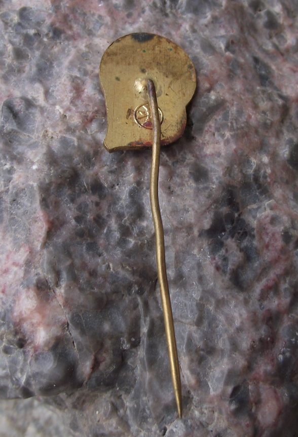 Vintage Czechoslovakia Mayday 1st May Red Star and Dove Pin Badge