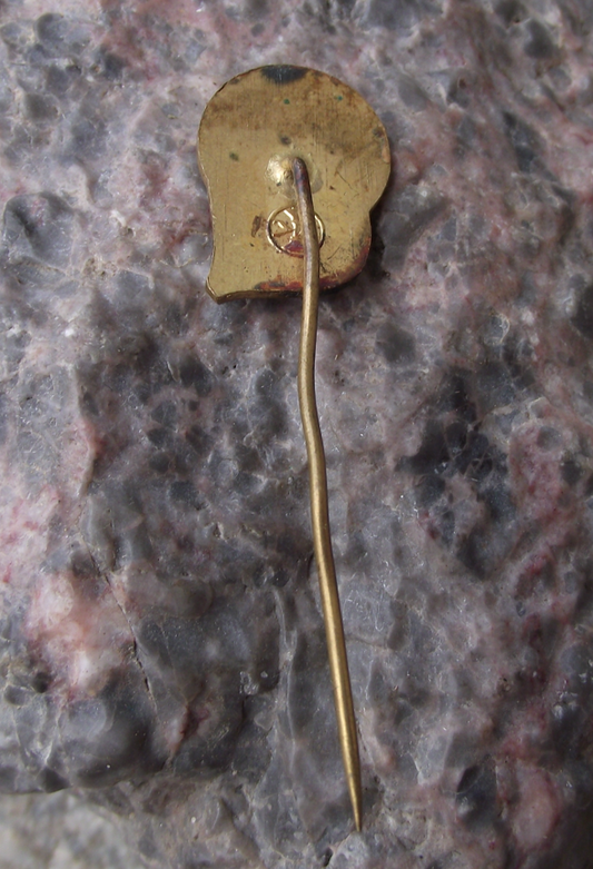 Vintage Czechoslovakia Mayday 1st May Red Star and Dove Pin Badge
