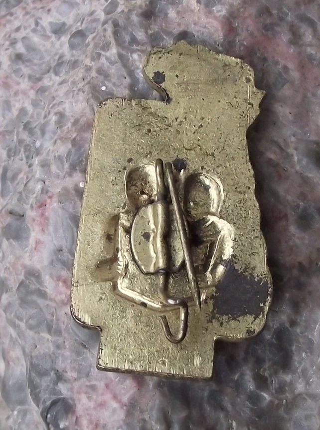 1977 Thalmann Pioneer GDR DDR Good School Work Student Award Pin Badge