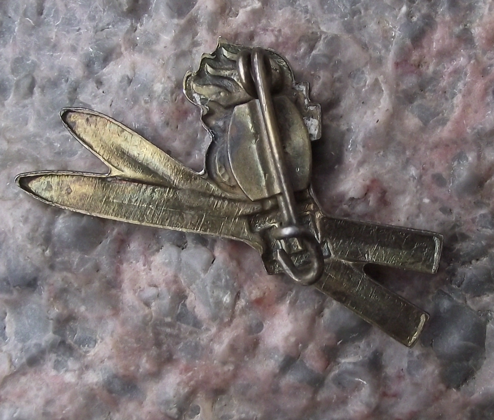 Vintage Thalmann Pioneer East Germany GDR DDR Skiing Stage 3 Pin Badge