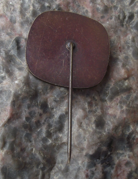 Vintage Czechoslovakia Peace Dove with Streamers Pin Badge