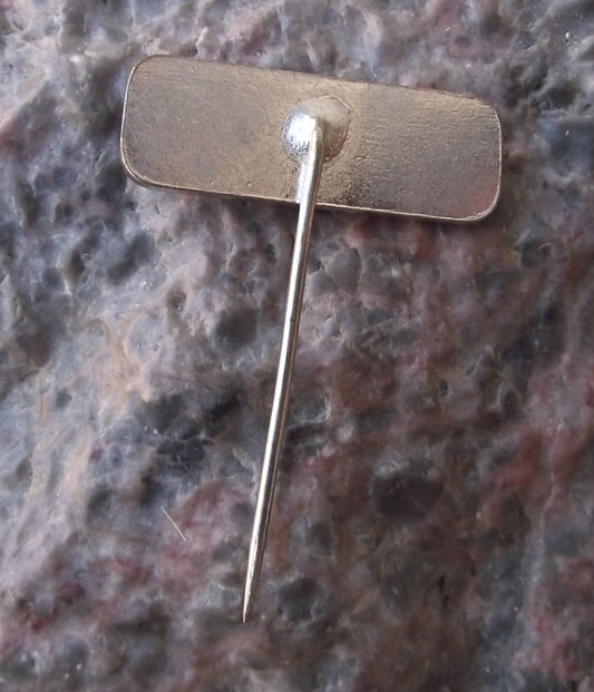 Vintage Tesla Holesovice Fluorescent Tube Light Bulb Pin Badge