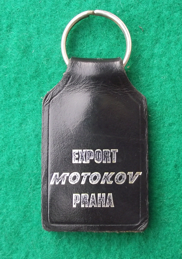 Vintage PAL Brisk Motokov Praha Czechoslovakia Spark Plug Company Key Ring