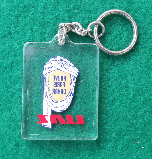 1985 Paris Dakar Rally Liaz Trucks Arab Sahara Turban Tuareg Logo Key Ring