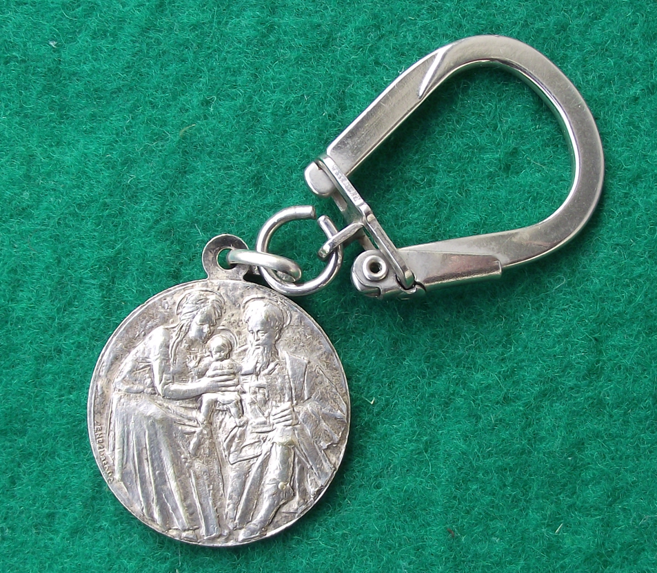 Vintage PAVLVS VI PONT MAX Pope Paul VI Supreme Pontiff Jesus Christ Key Ring