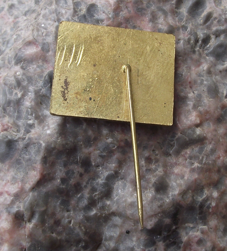 1981 Czechoslovakia Communist Party KSC Ostrava 16th Party Conference Pin Badge