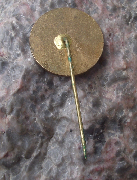 Vintage Trade Union ROH Honorary Badge Czech Red Carnation Pin Badge