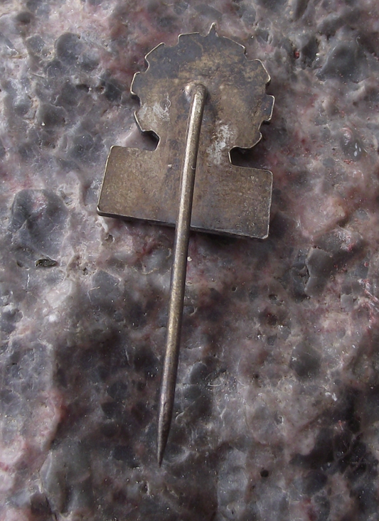 Vintage Larger MPSt Czechoslovakia Ministry of Precision Engineering Pin Badge