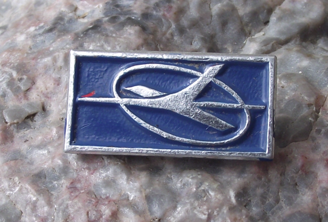 Vintage Interflug East Germany National Airlines DDR GDR Logo Pin Badge