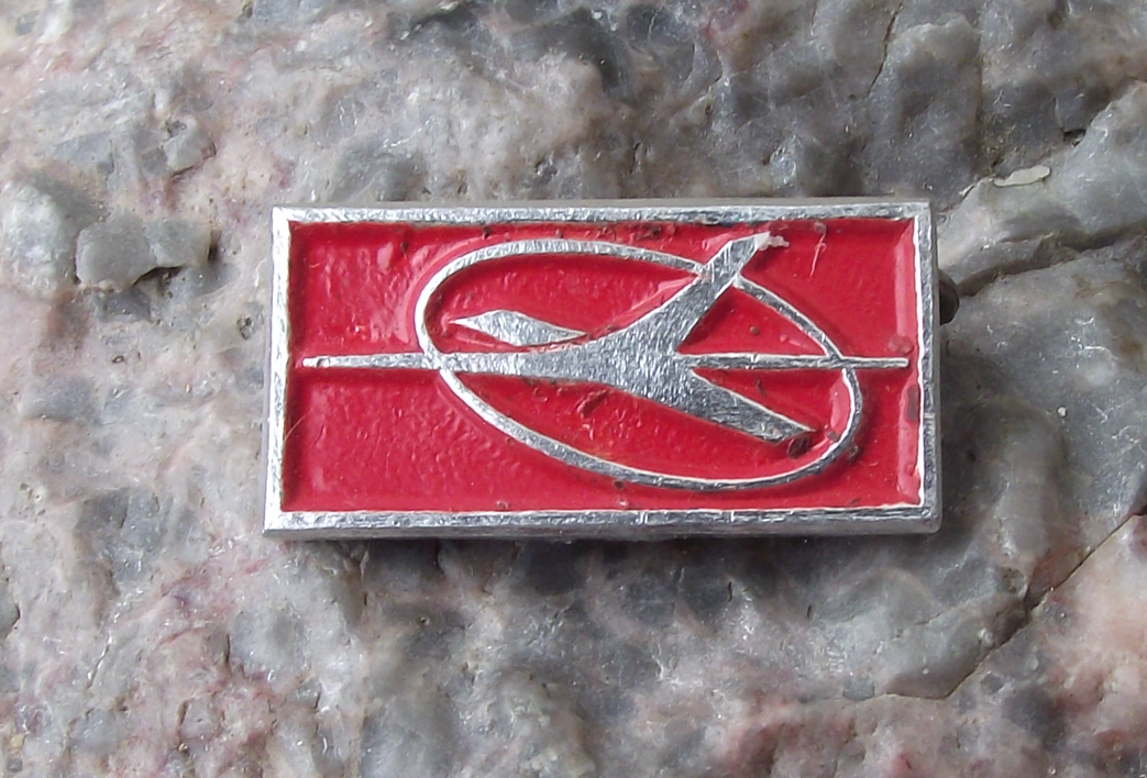 Vintage Interflug East Germany National Airlines DDR GDR Logo Pin Badge