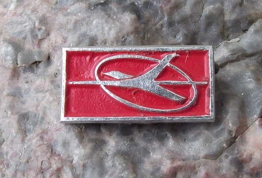 Vintage Interflug East Germany National Airlines DDR GDR Logo Pin Badge