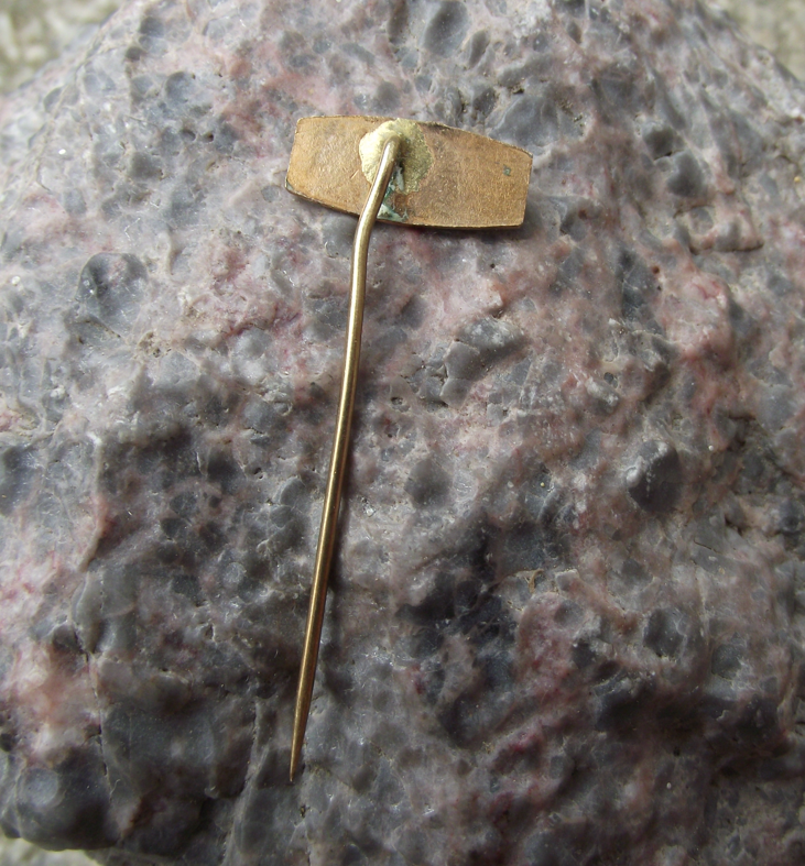 1966 Prim Czechoslovakia Precision Watch Clock Maker Anniversary Pin Badge