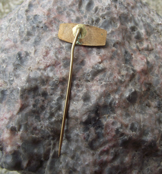 1966 Prim Czechoslovakia Precision Watch Clock Maker Anniversary Pin Badge