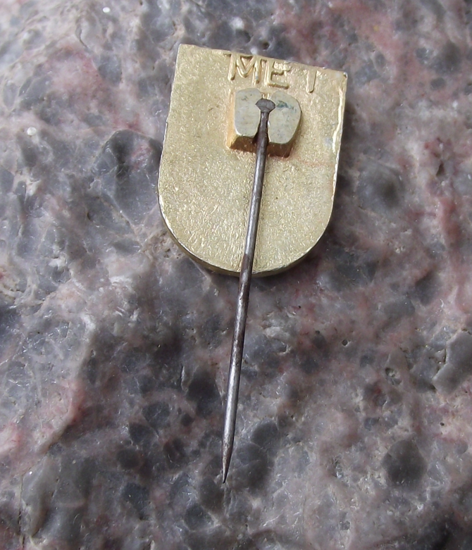 Vintage Poland Heraldic Polish City Town Crest Swinoujscie Pin Badge