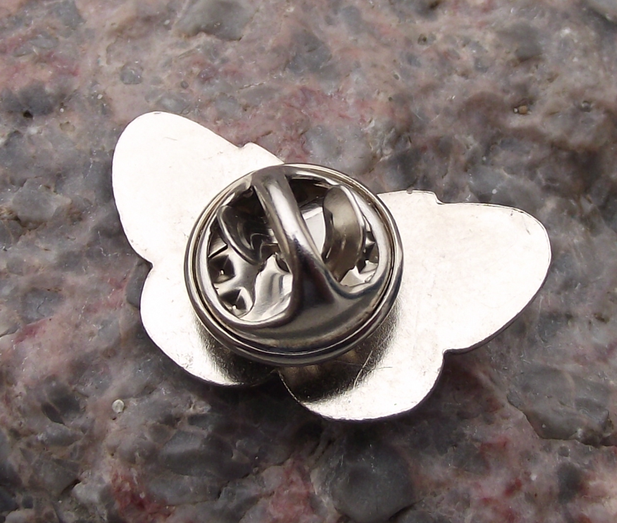 North American Blue Butterfly Lycaenidae Insect Pin Badge - Badgecrazy