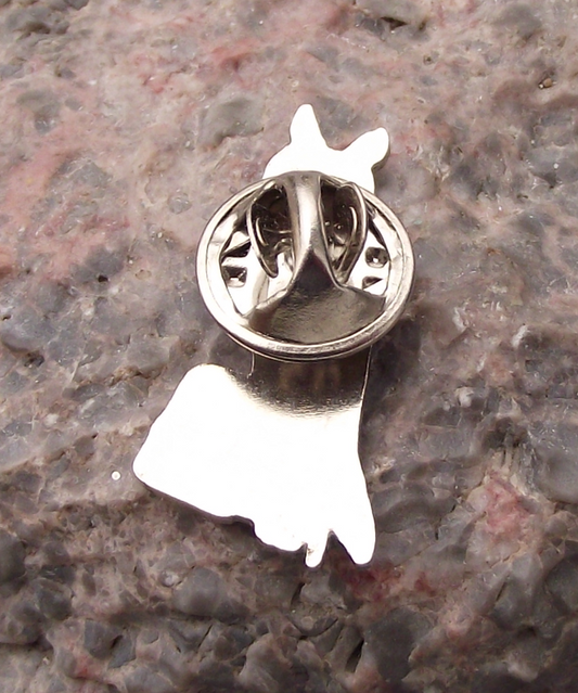 North America Long Eared Owl Bird of Prey Perched Raptor Brooch Pin Badge - Badgecrazy