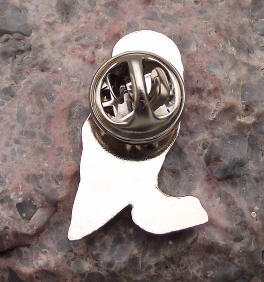 North American European Barn Owl Night Bird Prey Wildlife Brooch Tie Pin Badge