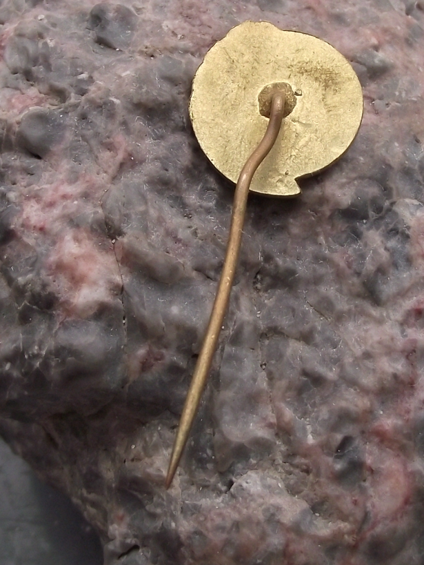 1971 FOMA Camera Film Company Czechoslovakia Lens Shutter Logo Pin Badge - Badgecrazy