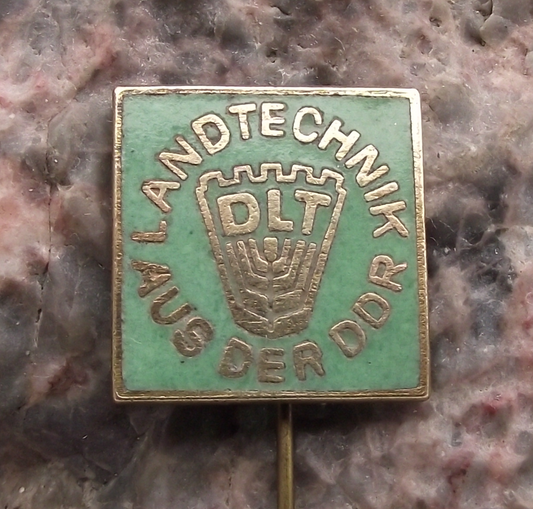 Vintage DLT Landtechnik Aus Der DDR East German Farming Agricultural Pin Badge - Badgecrazy