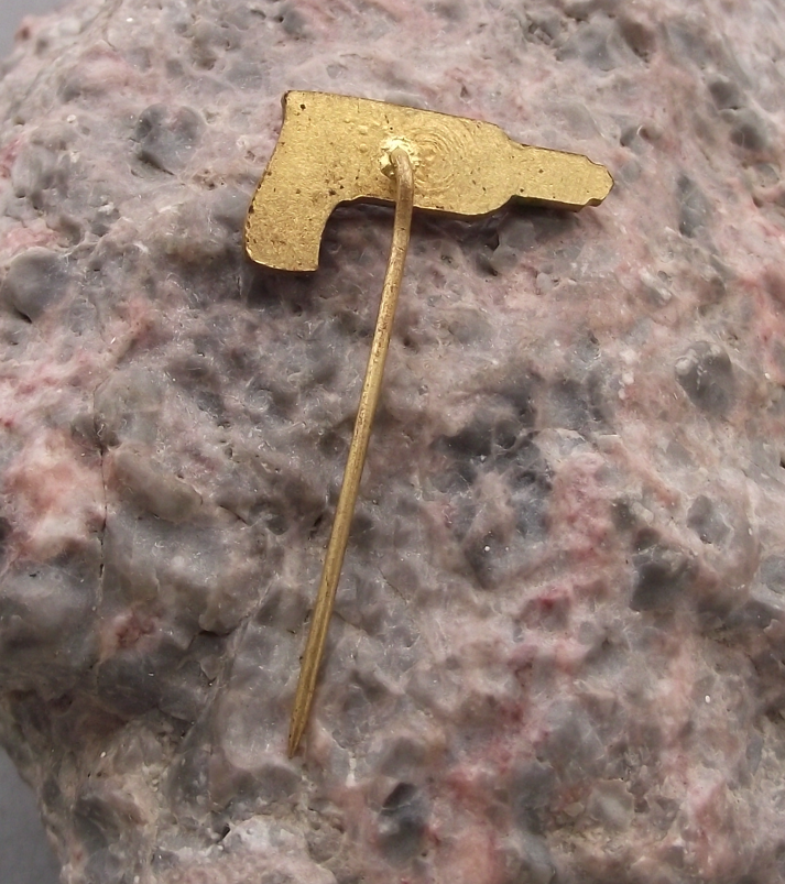 Vintage AEG Allgemeine Elektricitats Gesellschaft Electric Power Drill Pin Badge - Badgecrazy