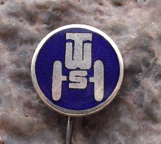 Vintage TWS East German Traktorenwerk Schonebeck Farming Tractor DDR Pin Badge - Badgecrazy