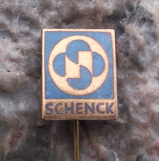 Vintage East German Schenck Process Feeding Screening Weighing Pin Badge - Badgecrazy