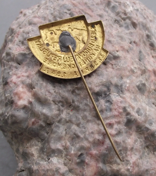 1948 KSC Czechoslovakia Communist Party First Republic Congress Pin Badge - Badgecrazy