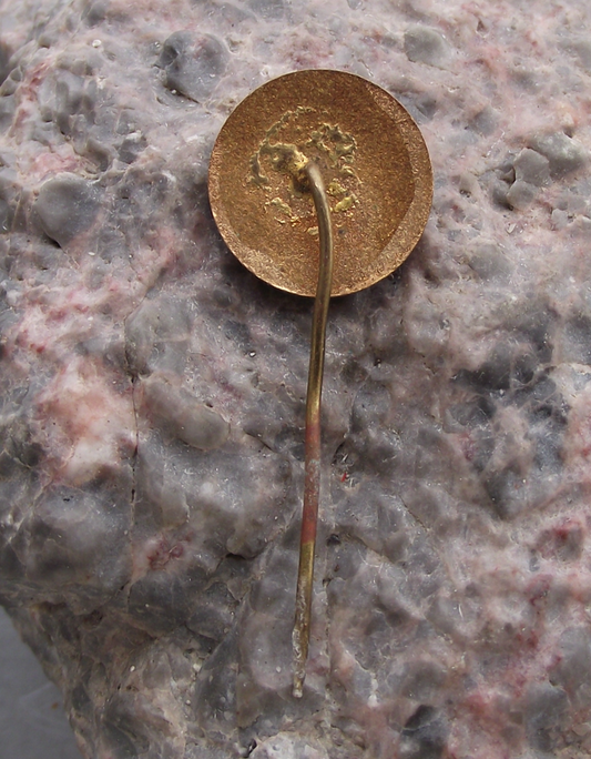 Vintage Georgi Dimitrov Bulgaria Communist General Secretary Circle Pin Badge - Badgecrazy