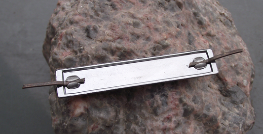 Czechoslovakia Army CSLA Military Academy Shoulder Bar Badge - Badgecrazy