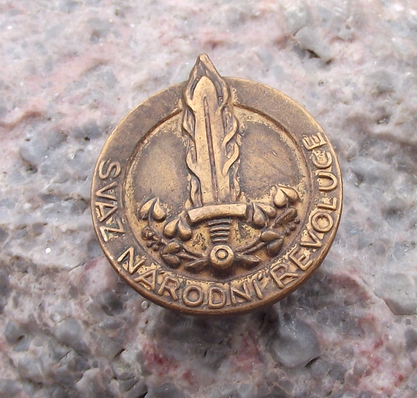 1948 Czech National Association of Revolution Military Anti Fascist Buttonhole