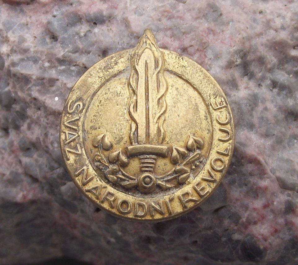 1948 Czech National Association of Revolution Military Anti Fascist Buttonhole