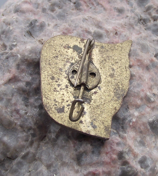 Vintage Ernst Thalmann Pioneers East German Junger Tourist Pin Badge - Badgecrazy