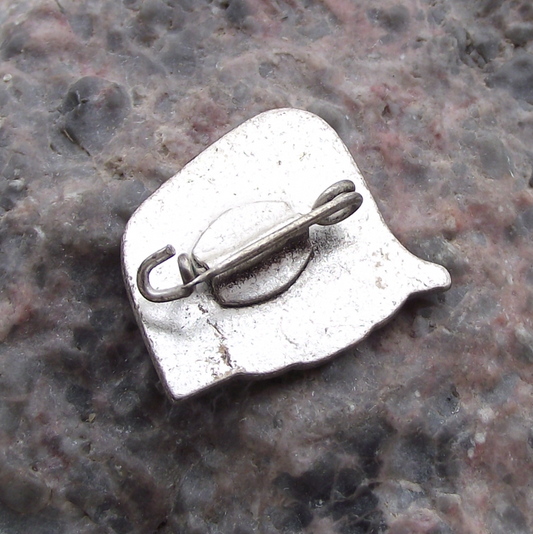 Vintage Ernst Thalmann Pioneers East German Junger Tourist Smaller Pin Badge - Badgecrazy