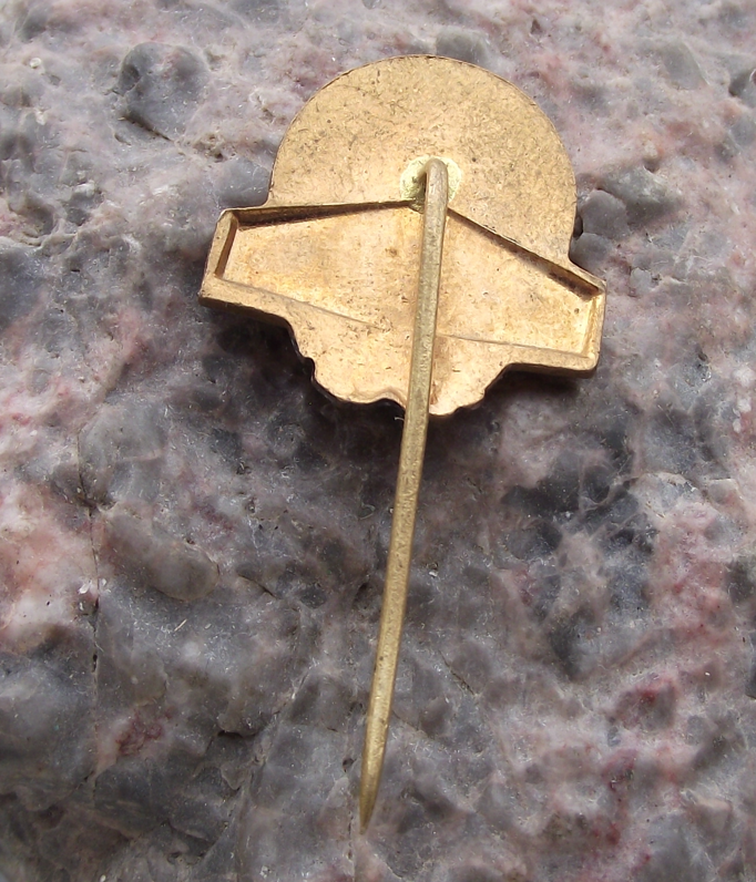 Vintage Czech Construction Workers Trade Union ROH Tower Crane Pin Badge