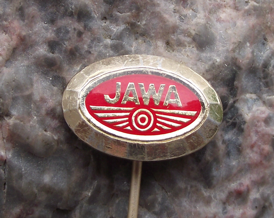 Vintage Jawa Classic Czech Motorbike Motorcycle Company Advertising Pin Badge - Badgecrazy
