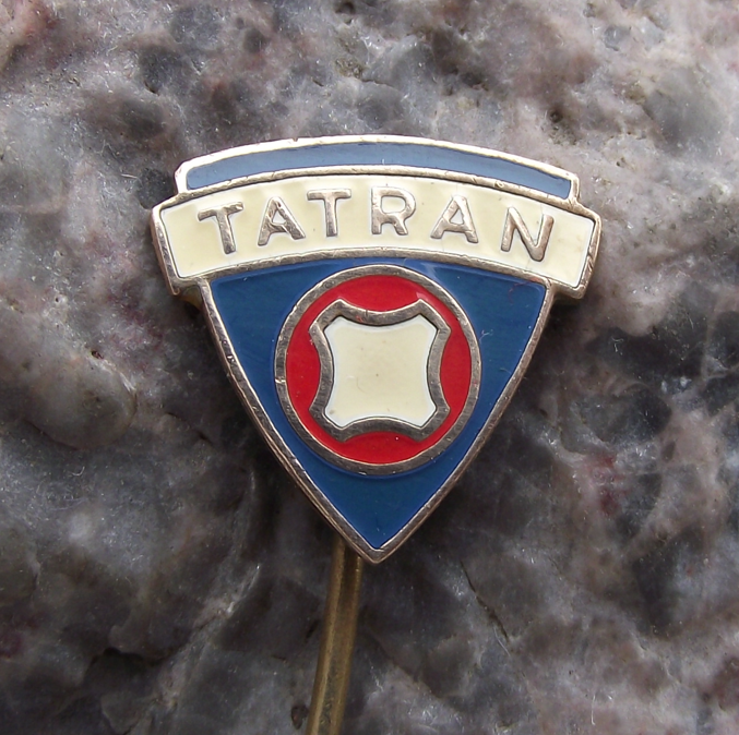 Vintage Slovakia Motorcycles Motorbikes Tatran Scooter Logo Pin Badge