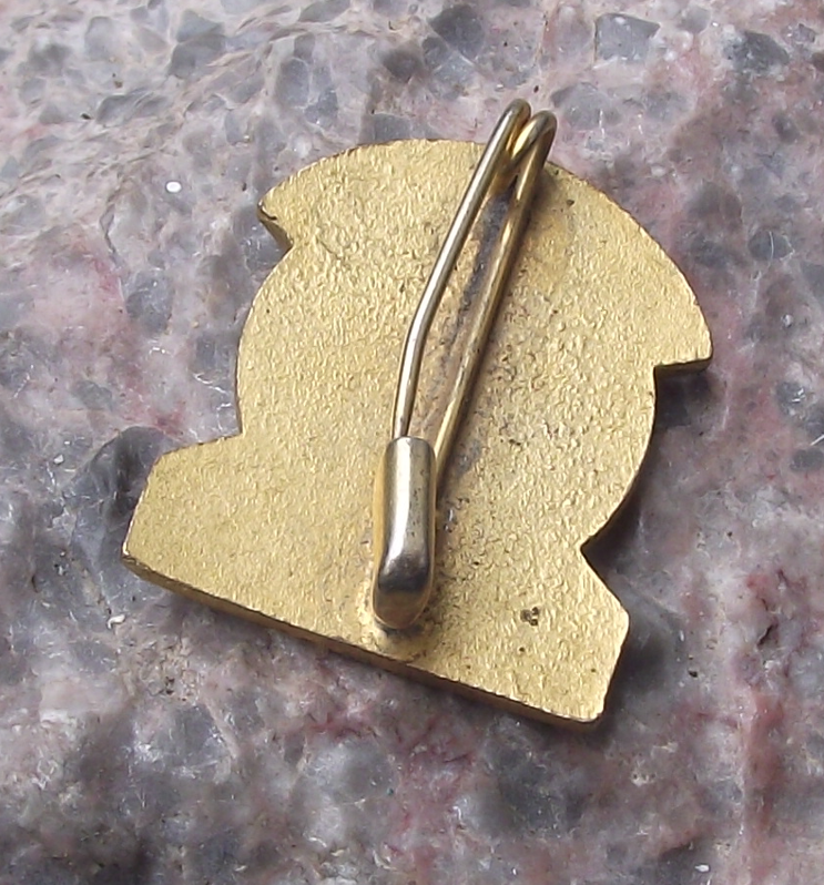 Vintage CNA Cuban Revolution Education Union ALFABETICEMOS Pin Badge