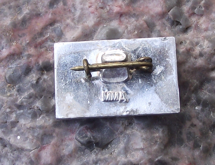 1961 Vostok 2 Russian Soviet Union Space Mission Rocket Leaving Earth Pin Badge