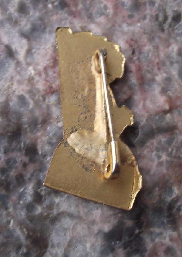 Vintage Cuba Ministry of Tourism Excursions Cuban Revolution INIT Pin Badge