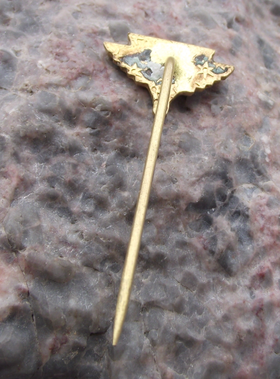 Vintage Rudy Letov Czech Aviation Aircraft Factory Winged Sword Logo Pin Badge - Badgecrazy