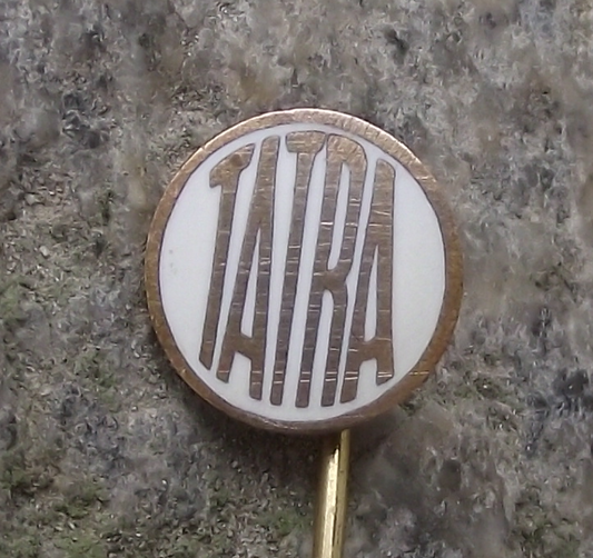 Vintage Tatra Car & Truck Maker Czech Motor Vehicle Advertising Logo Pin Badge - Badgecrazy